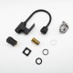 Смеситель для кухни с гибким изливом и режимом душ FRUD R44152, черный