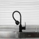 Смеситель для кухни с гибким изливом и режимом душ FRUD R44152, черный