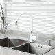Смеситель для кухни с гибким изливом FRUD R43153, белый