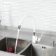 Смеситель для кухни с гибким изливом FRUD R43153, белый