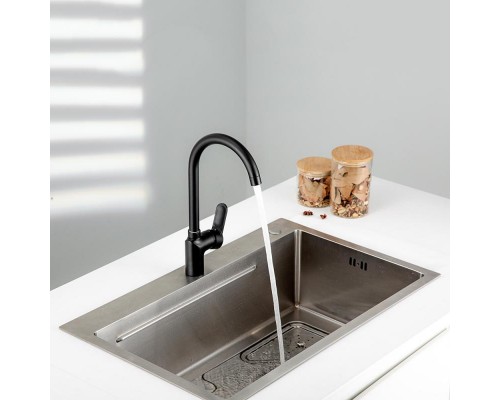 Смеситель для кухни FRUD R42157-6, черный