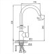 Смеситель для кухни FRUD R42052-10, хром