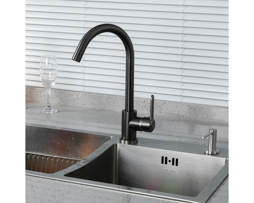 Смеситель для кухни FRUD R42052-11, графит