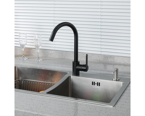 Смеситель для кухни FRUD R42052-12, черный
