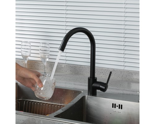 Смеситель для кухни FRUD R42052-12, черный