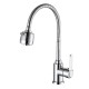 Смеситель для кухни с гибким изливом и режимом душ FRUD R42052-30, хром