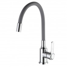 Смеситель для кухни с гибким изливом FRUD R42052-31, хром
