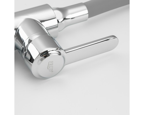 Смеситель для кухни с гибким изливом FRUD R42052-31, хром