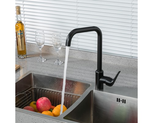 Смеситель для кухни FRUD R43052-22, черный