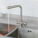 Смеситель для кухни с подключением фильтра FRUD R43053-5, сатин