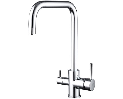 Смеситель для кухни с подключением фильтра FRUD R43054, хром
