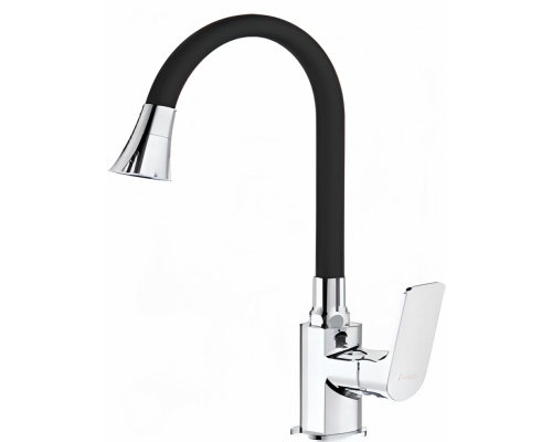 Смеситель для кухни с гибким изливом и режимом душ FRAP F4486, хром