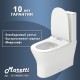 Унитаз напольный Maretti Элио безободковый с микролифтом, EL10NBM35-844, белый