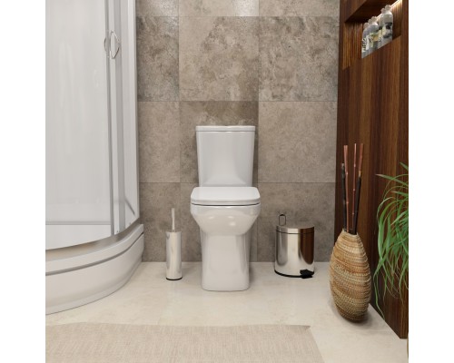 Унитаз напольный Maretti Катрина безободковый с микролифтом, KA10NBM71-844, белый