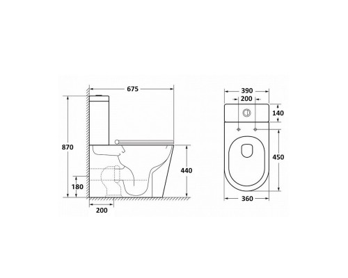 Унитаз напольный Maretti Флоренция безободковый с микролифтом, FL10NBM17-844, белый