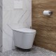 Унитаз подвесной Maretti Флоренция безободковый с микролифтом, FL10PBM97-844, белый