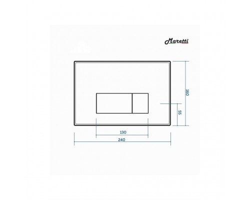 Комплект Maretti 3 в 1: унитаз CA10PBM29-844, инсталляция AC11P5211, кнопка AC12UM-740
