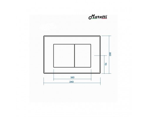 Комплект Maretti 3 в 1: унитаз CA10PBM29-844, инсталляция AC11P5211, кнопка AC12SF-740