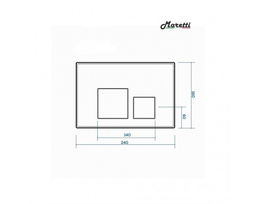 Комплект Maretti 3 в 1: унитаз CA10PBM29-844, инсталляция AC11P5211, кнопка AC12KA-560