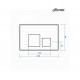 Комплект Maretti 3 в 1: унитаз CA10PBM29-844, инсталляция AC11P5211, кнопка AC12KA-560