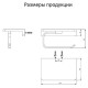 Держатель для туалетной бумаги с полочкой Grocenberg AC0027BL, черный