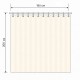 Штора для ванной FRAP F8651, бежевый, 180х200