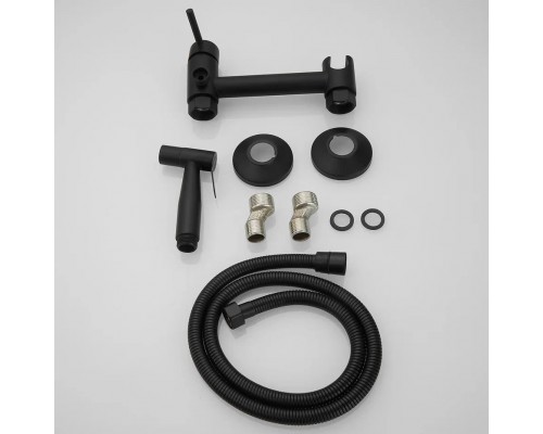 Гигиенический душ со смесителем Shevanik S107H, черный