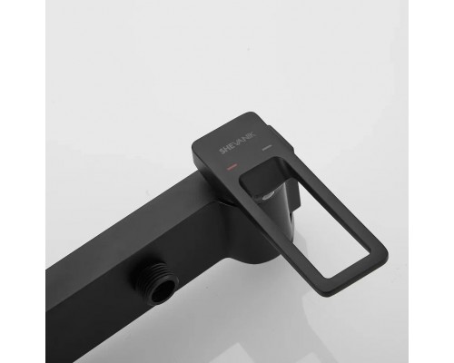 Гигиенический душ со смесителем Shevanik S6805H-1, черный