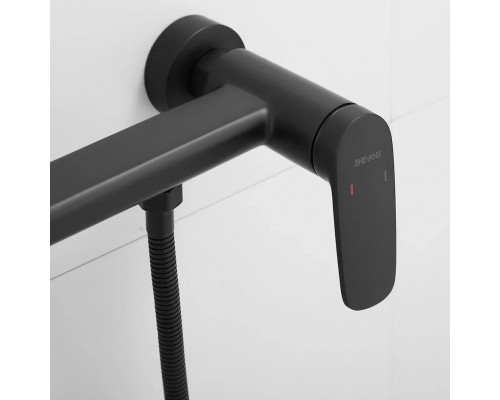 Гигиенический душ со смесителем Shevanik S8505H-1, черный