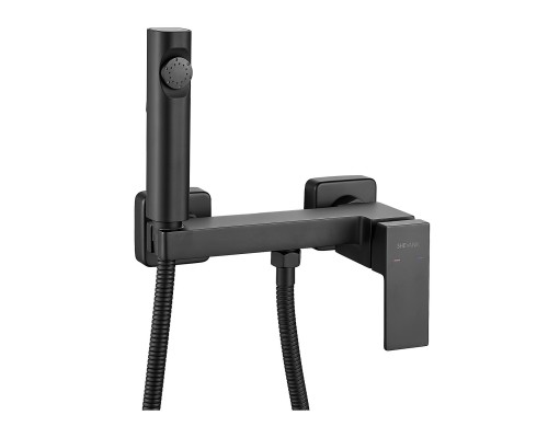 Гигиенический душ со смесителем Shevanik S9605H-1, черный