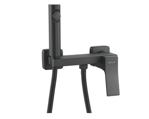 Гигиенический душ со смесителем Shevanik S4005H-1, черный