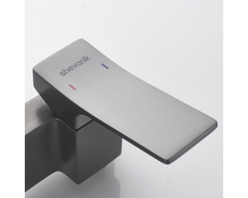 Гигиенический душ со смесителем Shevanik S4005T-1, оружейная сталь