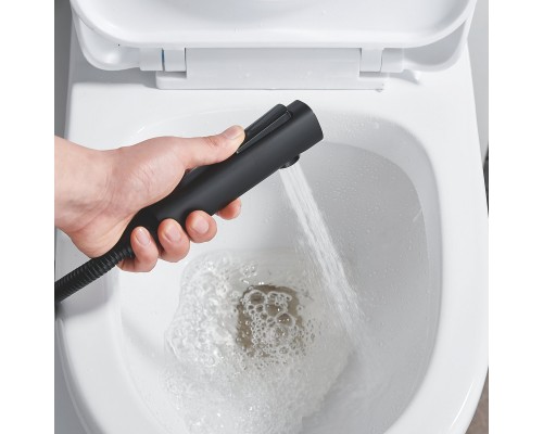 Гигиенический душ со смесителем Shevanik S4105H-1, черный