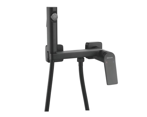 Гигиенический душ со смесителем Shevanik S4105H-1, черный