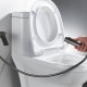 Гигиенический душ со смесителем Shevanik S6105T-1, оружейная сталь
