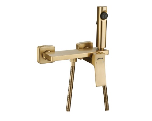 Гигиенический душ со смесителем Shevanik S6105G-1, золотой сатин