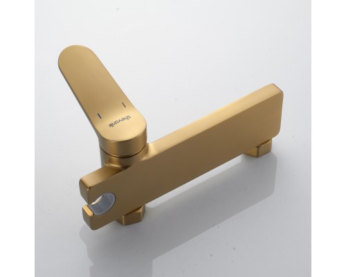 Гигиенический душ со смесителем Shevanik S4305G-1, золотой сатин