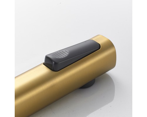 Гигиенический душ со смесителем Shevanik S4105G-1, золотой сатин