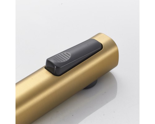 Гигиенический душ со смесителем Shevanik S4005G-1, золотой сатин