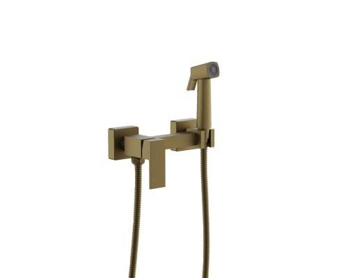 Гигиенический душ со смесителем BELZ B55806-5, брашированное золото