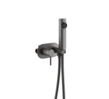 Гигиенический душ со смесителем BELZ B55807-3, оружейная сталь