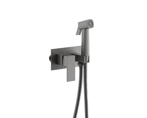 Гигиенический душ со смесителем BELZ B55808-3, оружейная сталь