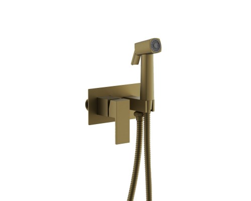 Гигиенический душ со смесителем BELZ B55808-5, брашированное золото