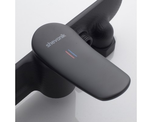 Гигиенический душ со смесителем Shevanik S4705H-1, черный