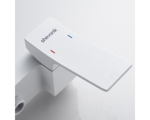 Гигиенический душ со смесителем Shevanik S4005C-1, белый