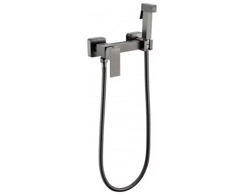 Гигиенический душ со смесителем Grocenberg GB101N-BG, графит
