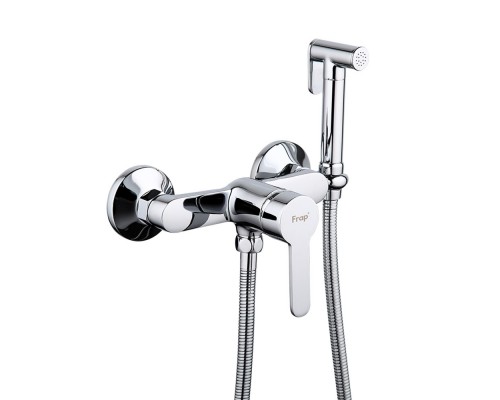 Гигиенический душ со смесителем FRAP F2041, хром