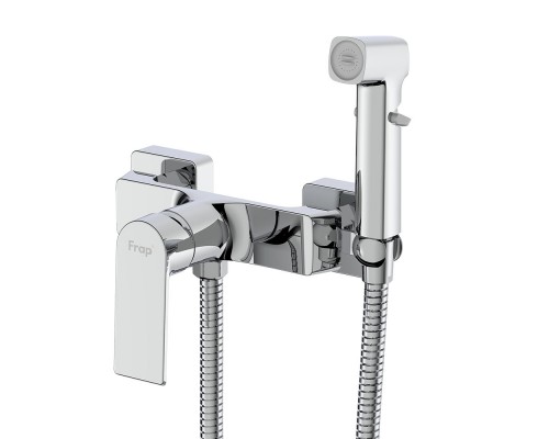 Гигиенический душ со смесителем FRAP F2071, хром