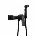 Гигиенический душ со смесителем FRAP F2071-6, черный