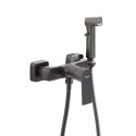 Гигиенический душ со смесителем FRAP F2071-9, оружейная сталь